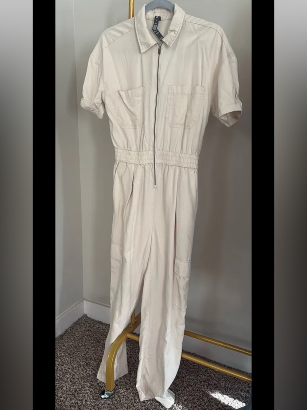 Vuori Light Beige Jumpsuit